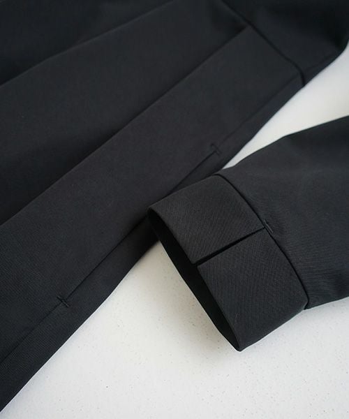 Mochi.モチ.hight neck tuck dress [black]