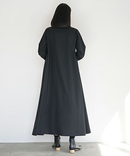 Mochi.モチ.trapeze dress [black]