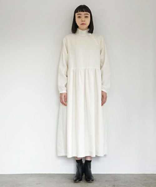 Mochi.モチ.gather dress [off white]