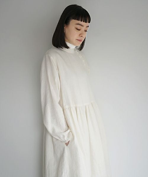 Mochi.モチ.gather dress [off white]