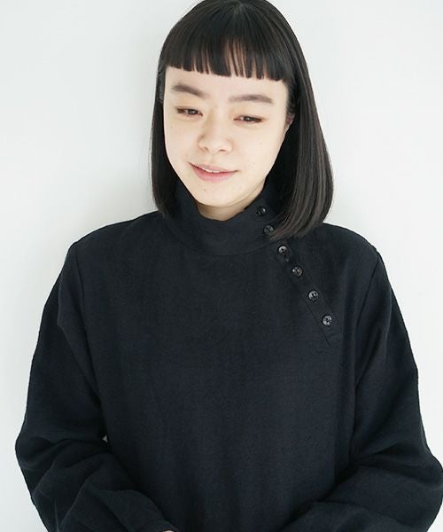 Mochi.モチ.gather dress [black]