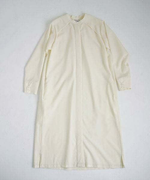 Mochi.モチ.shirts dress [white]
