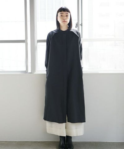 Mochi.モチ.shirts dress [black]