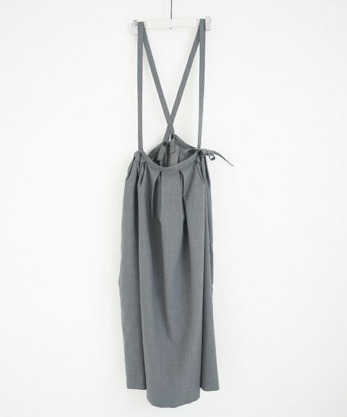 Mochi モチ suspender skirt [grey]