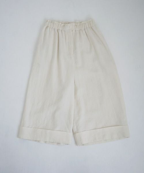 Mochi.モチ.cropped wide pants [off white]