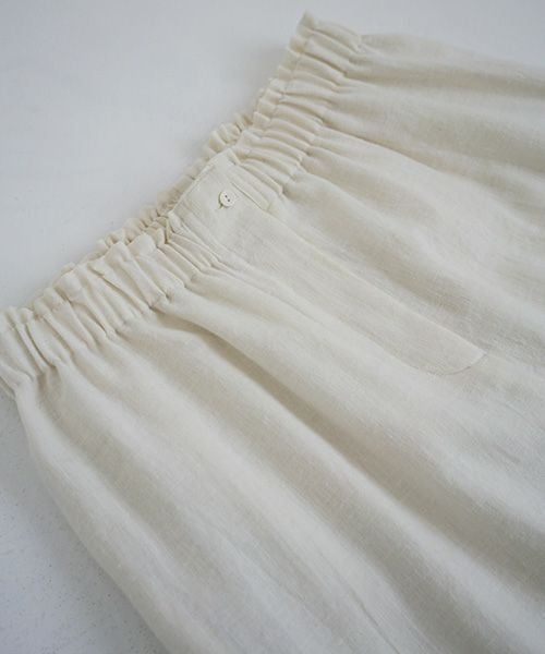 Mochi.モチ.cropped wide pants [off white]