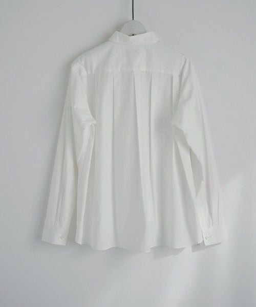 Mochi.モチ.tucked shirt [white]
