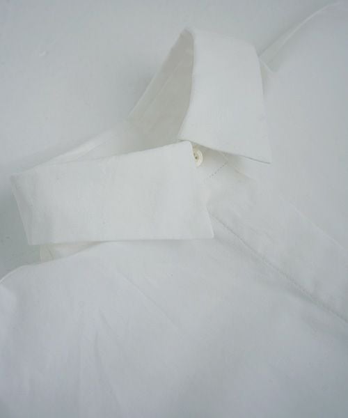 Mochi.モチ.tucked shirt [white]