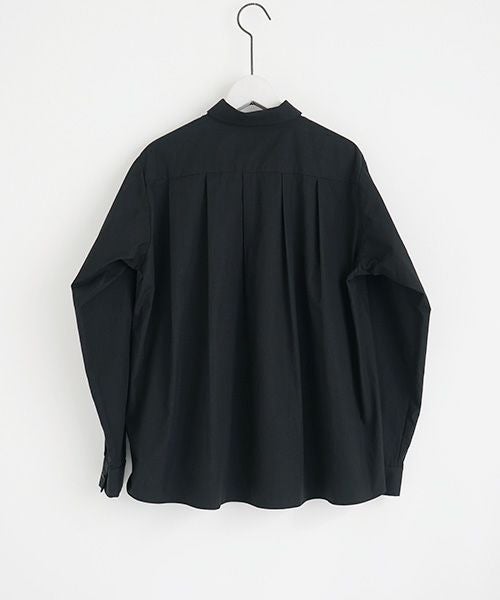Mochi.モチ.tucked shirt [black]