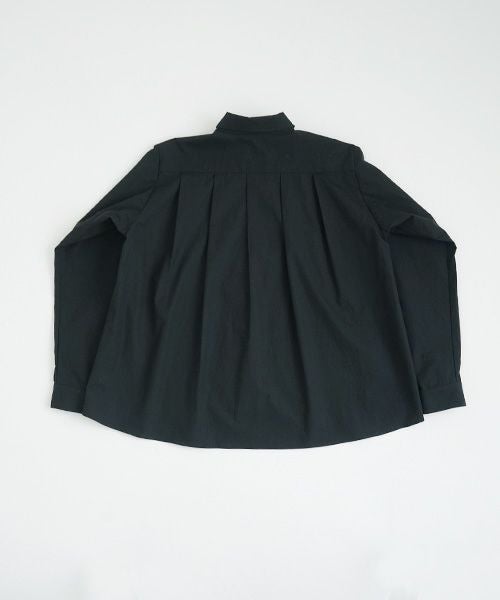 Mochi.モチ.tucked shirt [black]
