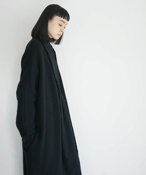 Mochi.モチ.long-knit cardigan [black]