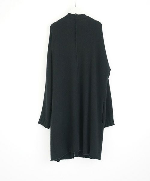 Mochi.モチ.long-knit cardigan [black]