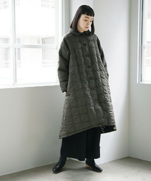 Mochi.モチ.quilted coat [khaki]
