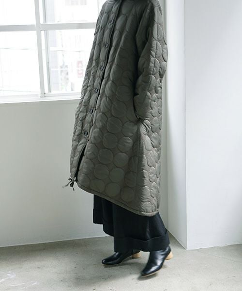 Mochi.モチ.quilted coat [khaki]