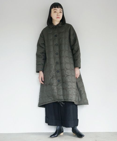 Mochi.モチ.quilted coat [khaki]