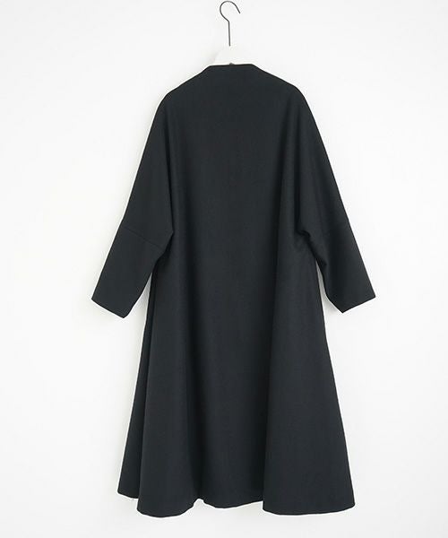 Mochi モチ no collar coat [black]