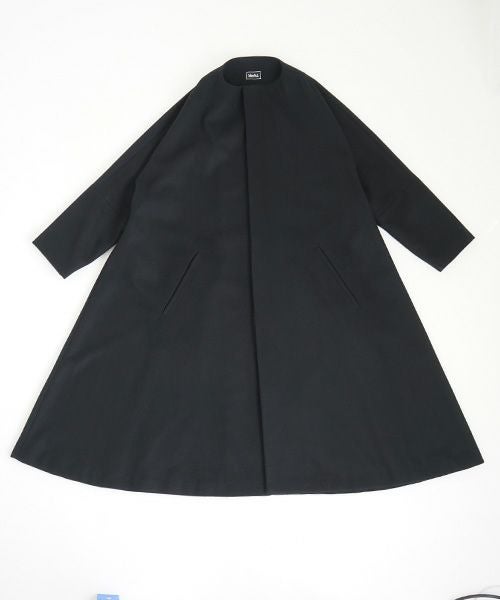 Mochi.モチ.no collar coat [black]