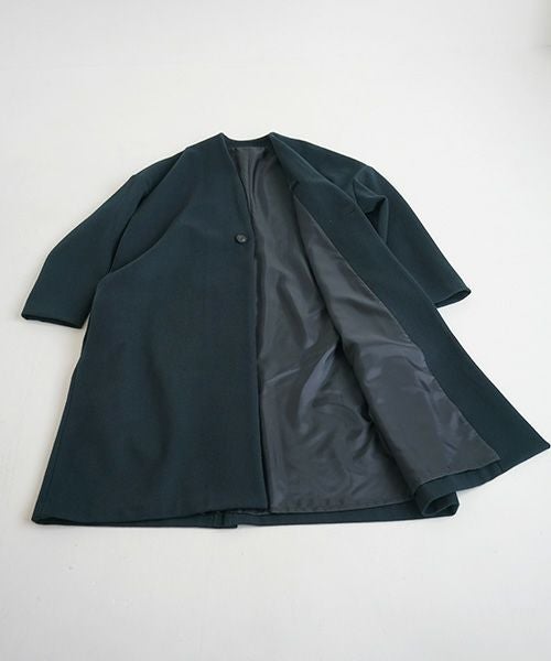 Mochi.モチ.v-neck no collar coat