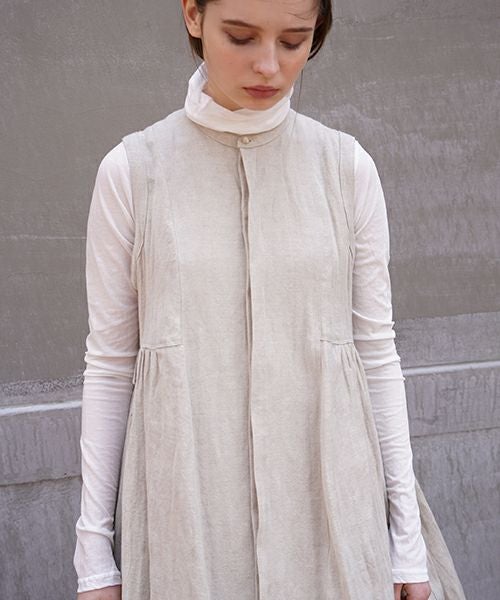 suzuki takayuki.スズキタカユキ.sleeveless dress[A211-10/nude]