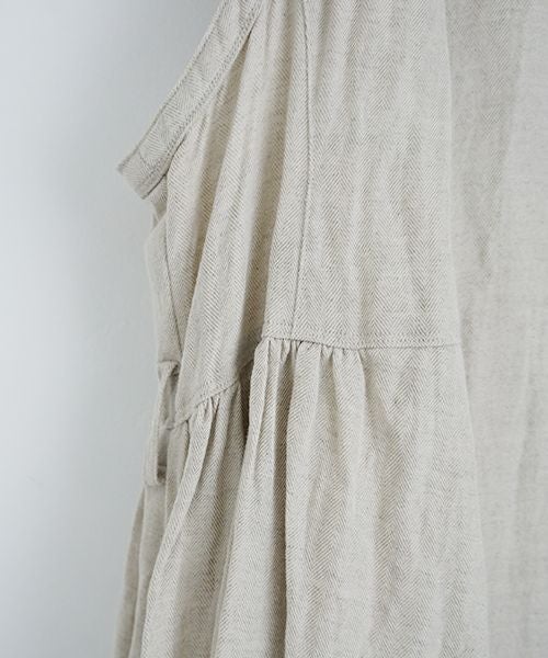 suzuki takayuki.スズキタカユキ.sleeveless dress[A211-10/nude]