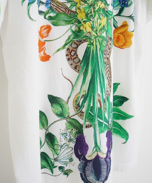 AHCAHCUM.あちゃちゅむ.お花の体Tシャツ[01-203-1501/ｍulti]