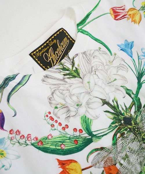 AHCAHCUM あちゃちゅむ お花の体Tシャツ[01-203-1501/multi]