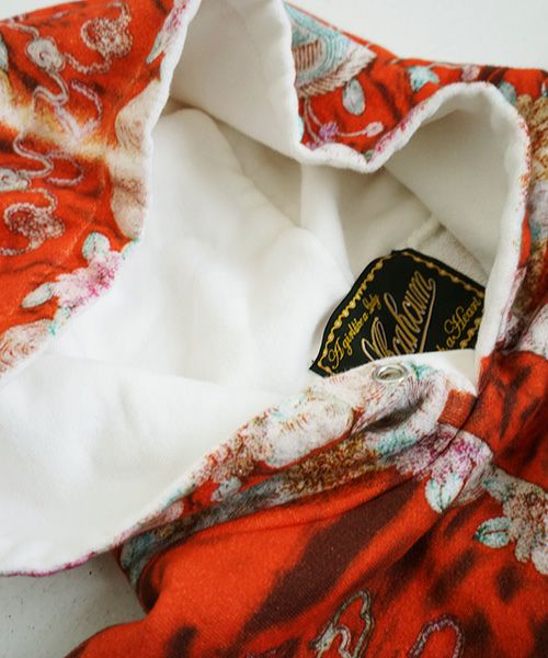 AHCAHCUM.あちゃちゅむ.刺繍pt BIGパーカー[01-203-5110]