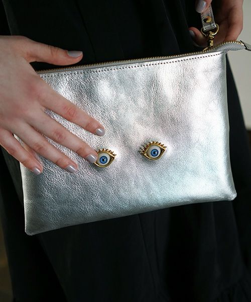 AHCAHCUM あちゃちゅむ お目目のバッグ[silver]