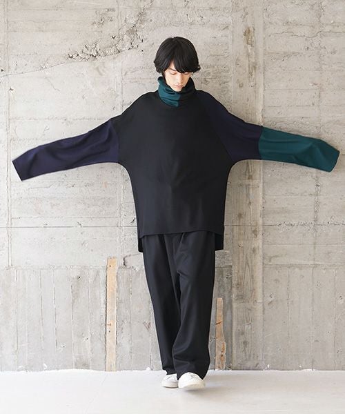 VU.ヴウ.highneck knit vu-s02-k04[BLACK MIX]