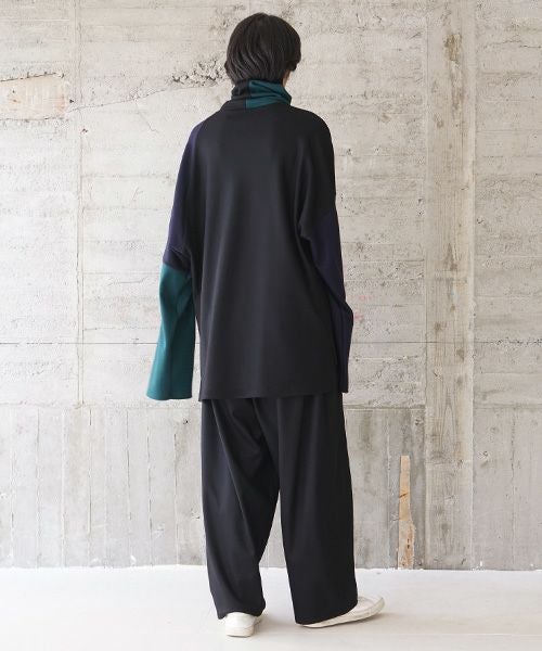 VU.ヴウ.highneck knit vu-s02-k04[BLACK MIX]