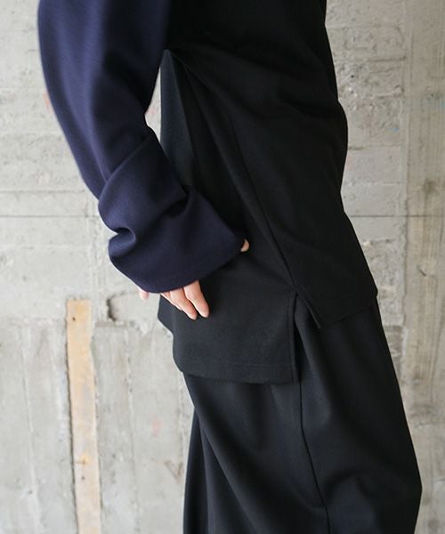 VU.ヴウ.highneck knit vu-s02-k04[BLACK MIX]