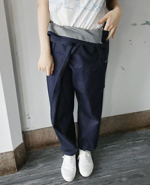hatra×Palm maison ハトラ×パームメゾン 限定復刻 ・巻デニム スリム