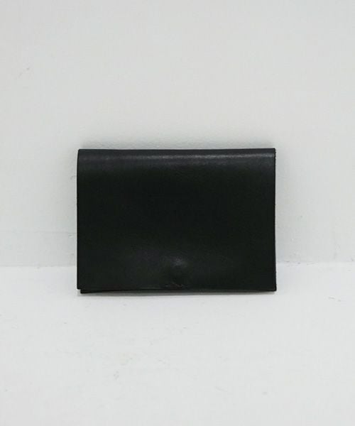nejicommu.ネジコミュ.MATTER FLAP WALLET [BLACK]