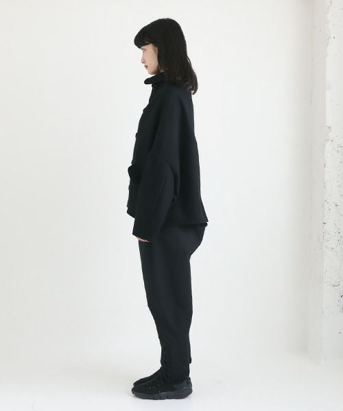 MIYAO ミヤオ ナイロンコート しわ加工 MIYAO ミヤオ coat [MTCT-02/1.BLACK]