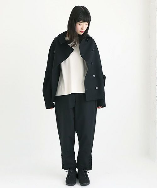 MIYAO ミヤオ ナイロンコート しわ加工 MIYAO ミヤオ coat [MTCT-02/1.BLACK]