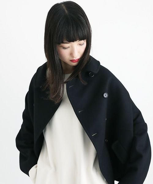 MIYAO ミヤオ ナイロンコート しわ加工 MIYAO ミヤオ coat [MTCT-02/1.BLACK]