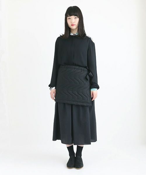 ohta オオタ.black lib reversible skirt [sk-11B]