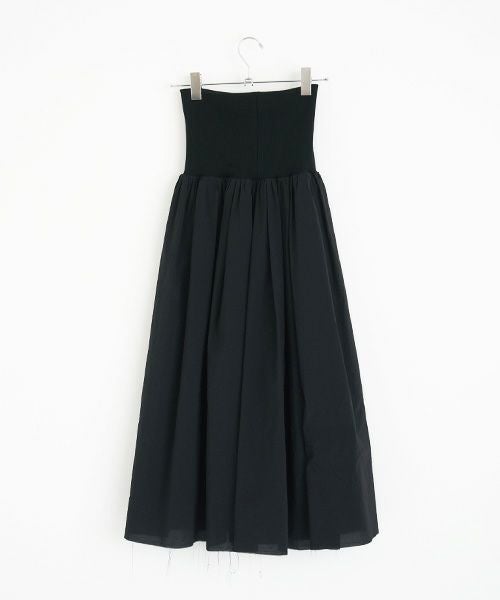 ohta オオタ.black lib reversible skirt [sk-11B]