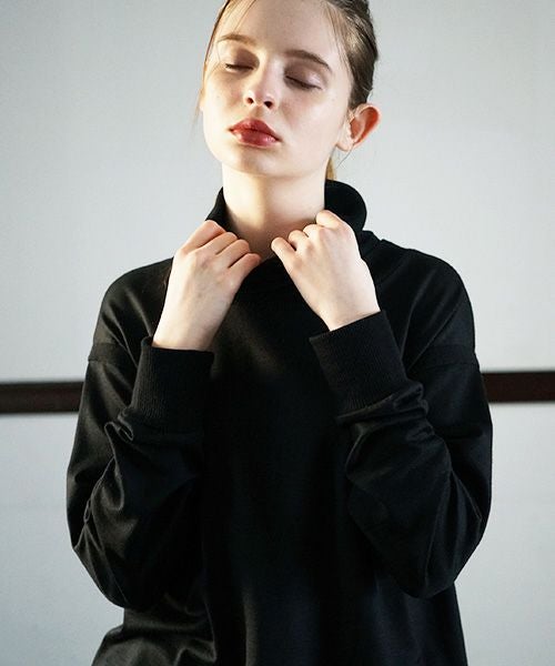SWANLAKE.High neck jersey [CT-1305/Black]