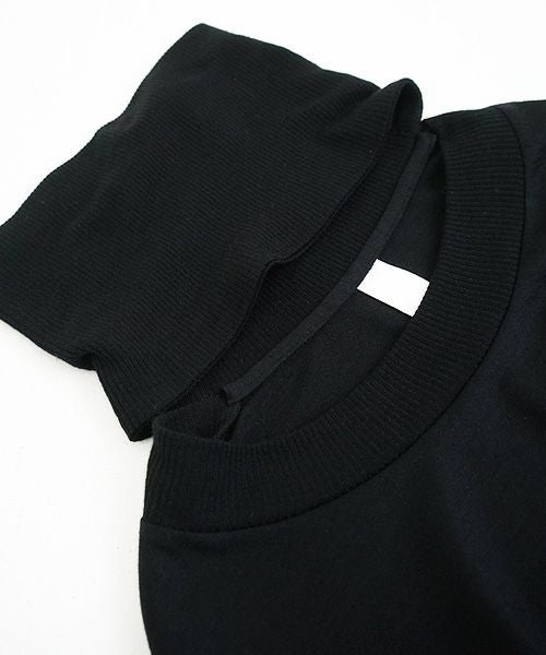 SWANLAKE.High neck jersey [CT-1305/Black]