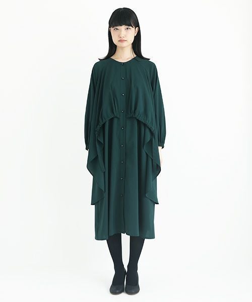 JUN OKAMOTO ジュンオカモト .深い森の奥に住む魔女みたいなワンピース[RO-33222・GREEN]