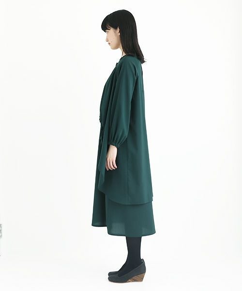 JUN OKAMOTO ジュンオカモト .深い森の奥に住む魔女みたいなワンピース[RO-33222・GREEN]