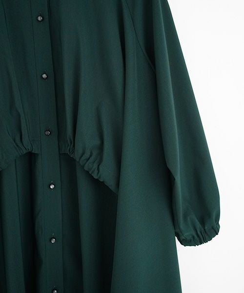 JUN OKAMOTO ジュンオカモト .深い森の奥に住む魔女みたいなワンピース[RO-33222・GREEN]