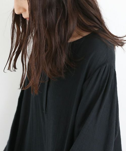 Mochi / home&miles.モチ / ホーム＆マイルズ.cotton linen one piece [black]