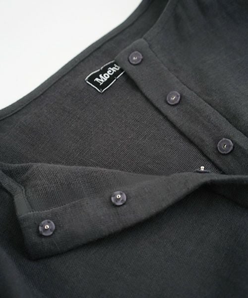 Mochi / home&miles.モチ / ホーム＆マイルズ.cotton linen one piece [charcoal grey]