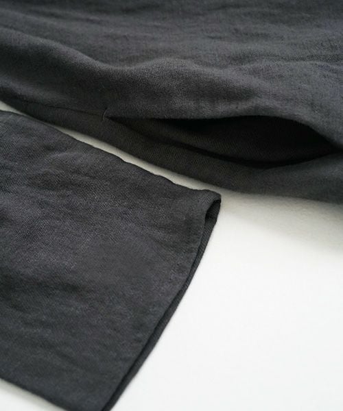 Mochi / home&miles.モチ / ホーム＆マイルズ.cotton linen one piece [charcoal grey]