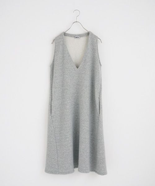 Mochi / home&miles.モチ / ホーム＆マイルズ.v-neck one piece [top grey merange]