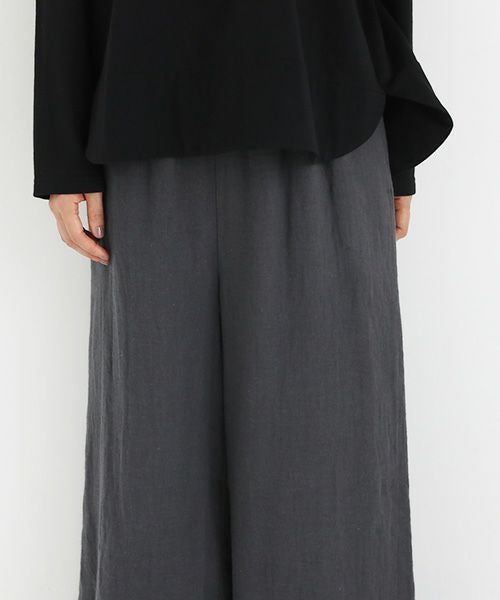 Mochi / home&miles.モチ / ホーム＆マイルズ.wide pants [dark grey・]