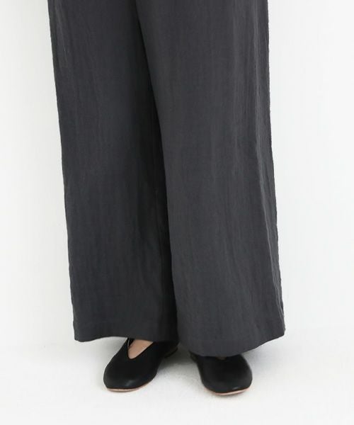 Mochi / home&miles.モチ / ホーム＆マイルズ.wide pants [dark grey・]