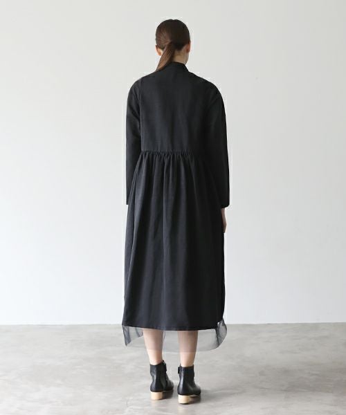 Mochi / DRESSING .coat dress[black]